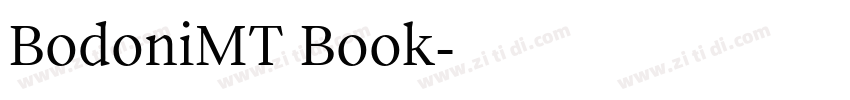 BodoniMT Book字体转换 BodoniMT Book字体转换